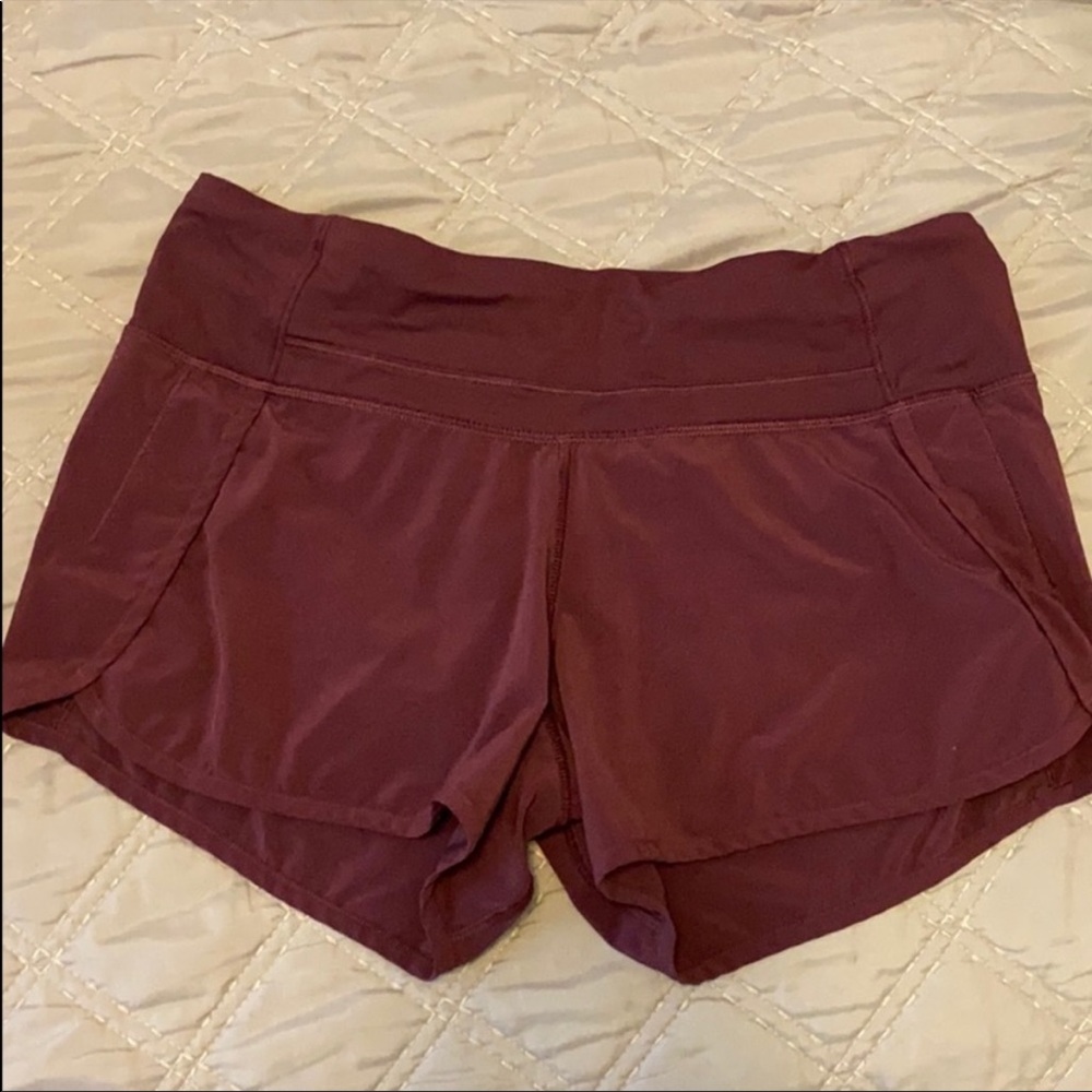 Lululemon Speed up mid-rise lined short 4”